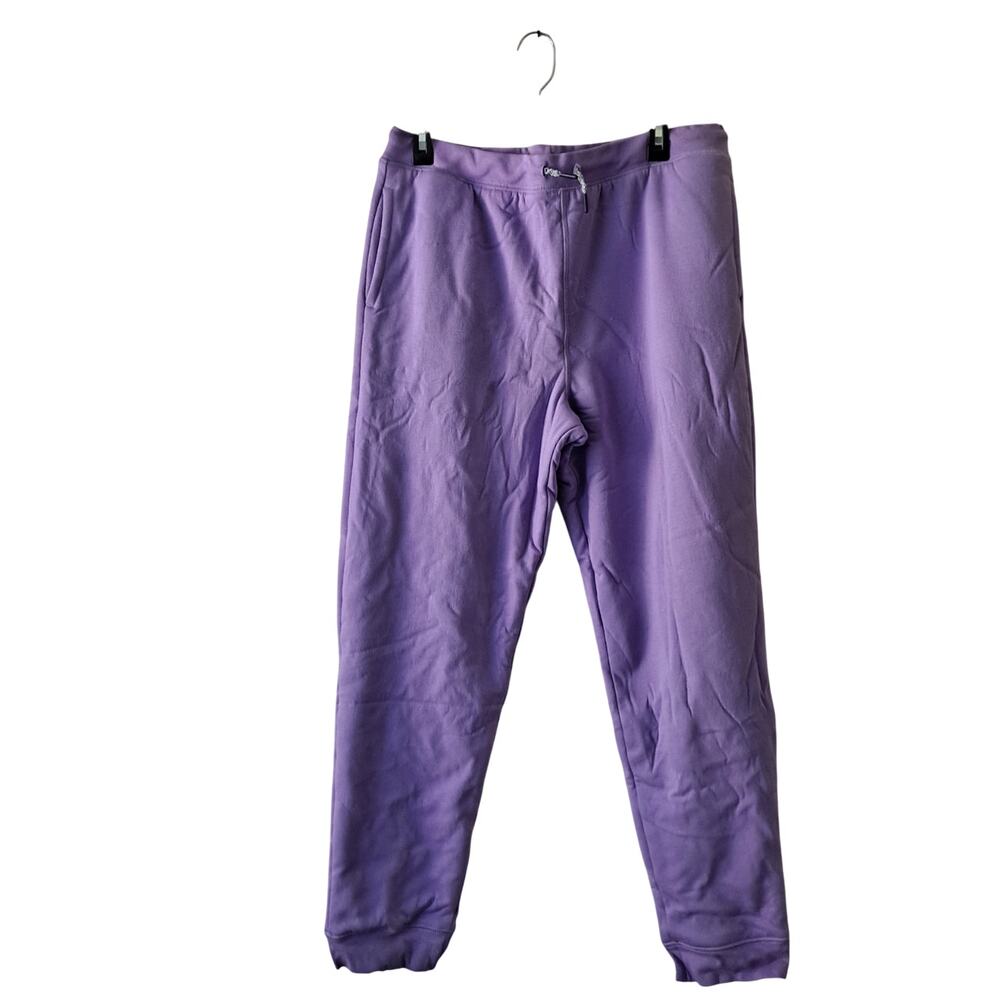 NWT Lands' End Sherpa Fleece Lined Jogger Sweatpants Winter Purple Girls XXL(H)